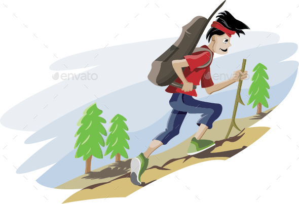 Mountain Climbing By Etama | GraphicRiver